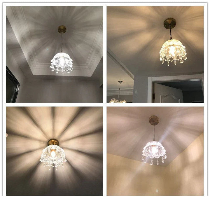 Minimalistische Retro Kristallglas Pendelleuchte Karnz
