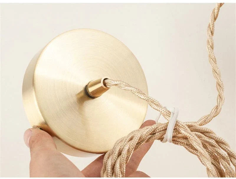 Minimalistische Retro Kristallglas Pendelleuchte Karnz
