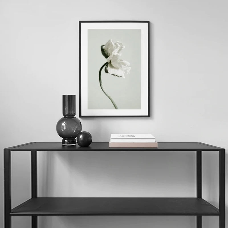 Minimalistische abstrakte florale Wandkunst Fine-Art-Leinwanddrucke inspirierendes Zitat Poster Galerie Wandbilder für Wohnzimmer Schlafzimmer Kunstdékor