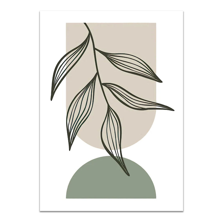 Minimalistische Bohemian Botanische Wandkunst Feine Kunst Leinwanddrucke Neutrale Farb Galerie Wandbilder Für Wohnzimmer