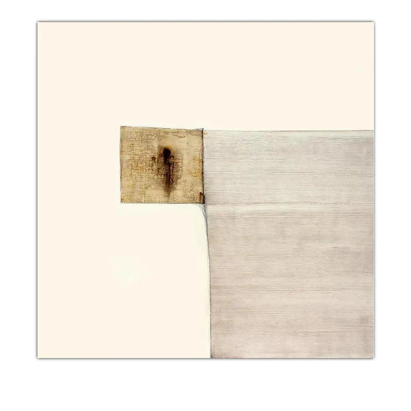 Minimalistische Farbblöcke Abstrakte Wandkunst Feine Kunst Leinwanddrucke Quadratisches Format Bilder Für Wohnzimmer Zeitgenössische Skandinavische Wohnkultur