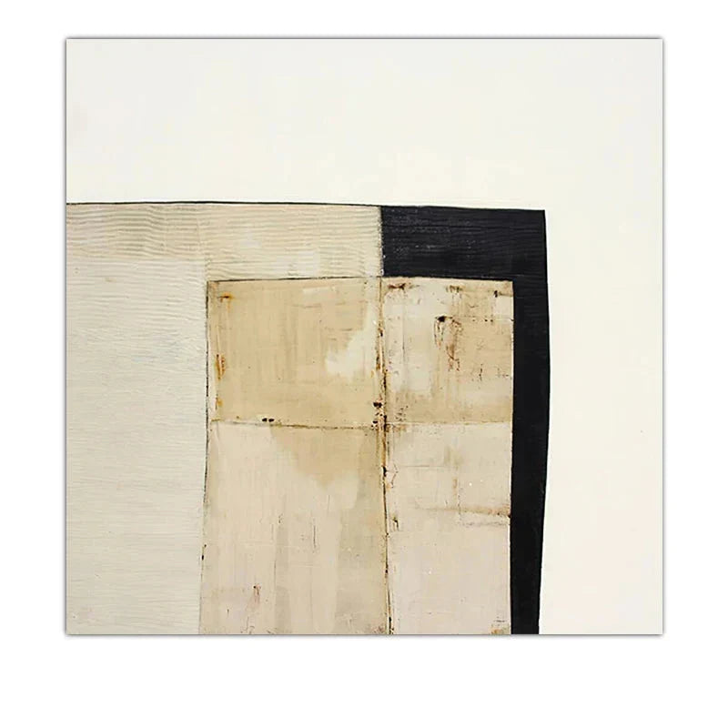 Minimalistische Farbblöcke Abstrakte Wandkunst Feine Kunst Leinwanddrucke Quadratisches Format Bilder Für Wohnzimmer Zeitgenössische Skandinavische Wohnkultur