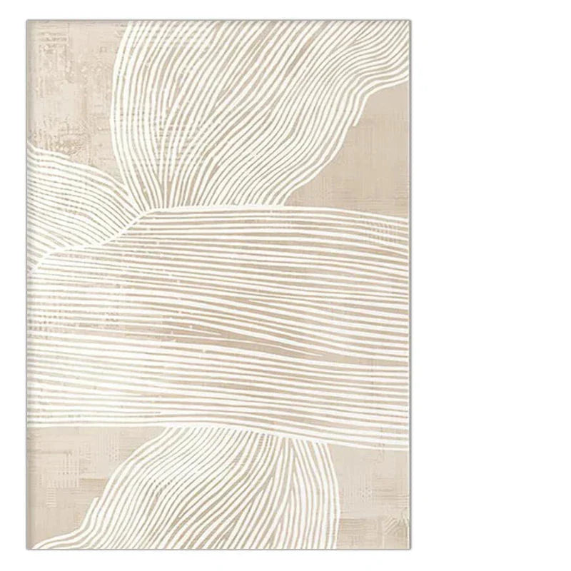 Minimalistische feine Linien Wandkunst Feine Kunst Leinwand Drucke Neutrale Farben Beige Weiß Abstrakte Nordische Bilder Für Wohnzimmer Schlafzimmer Kunst Dekor