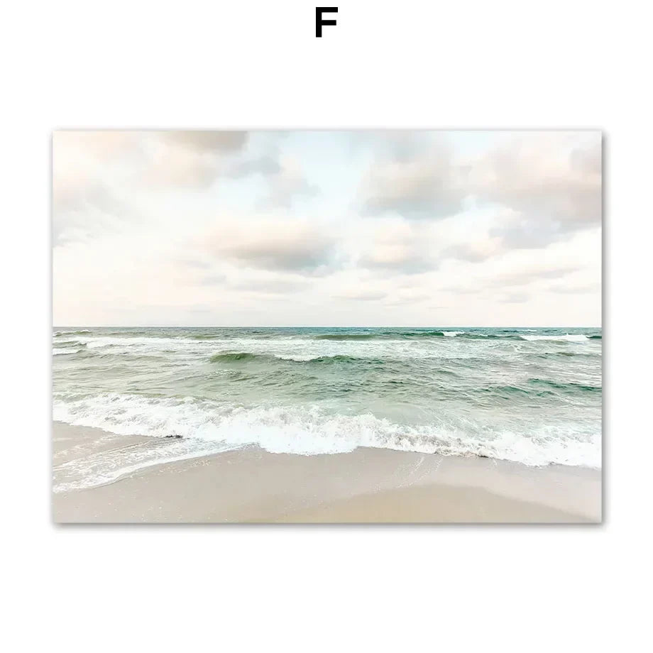 Minimalistische Lebensstil Strand Landschaft Wandkunst Fine Art Leinwanddrucke Galerie Wandbilder von Ruhe für das Wohnzimmer Skandinavische Wohnkultur