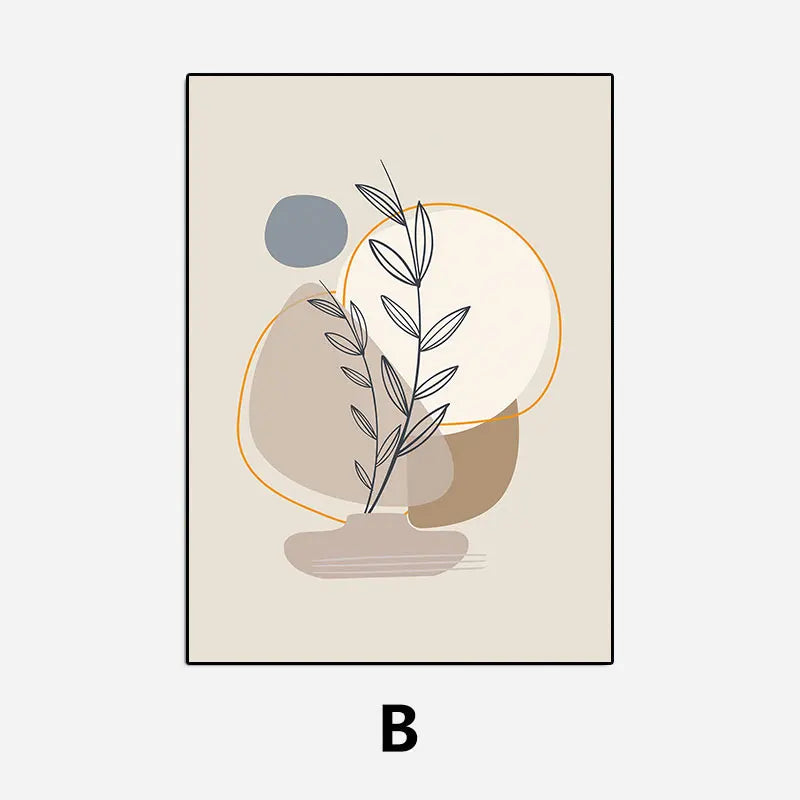 Minimalistische natürliche Stillleben Wandkunst Fine Art Leinwanddrucke neutrale Farben nordische Bilder für Wohnzimmer Esszimmer Schlafzimmer Kunst Dekor