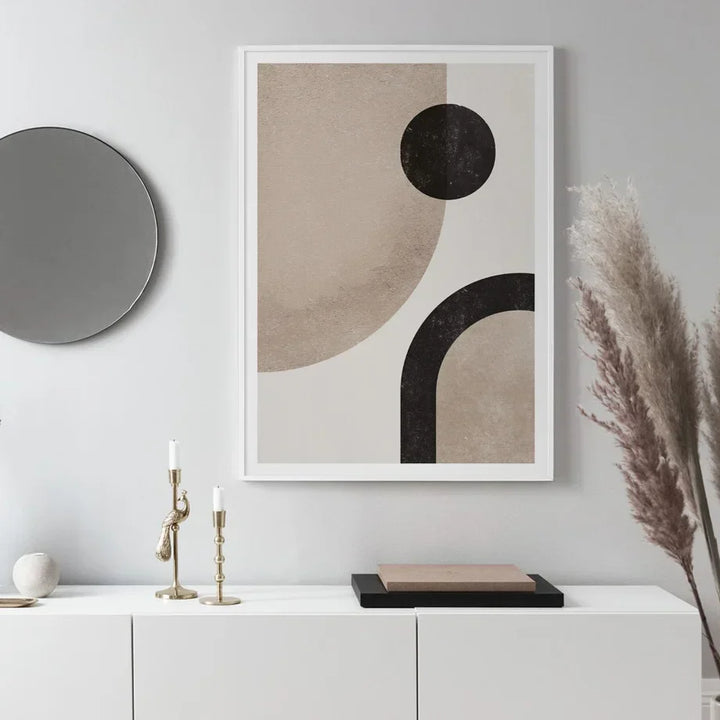 Minimalistische Nordische Geometrische Abstrakte Stillleben Wandkunst Fine Art Leinwanddrucke Neutrale Farbbilder Für Modernes Wohnzimmer Schlafzimmer Kunst Dekor