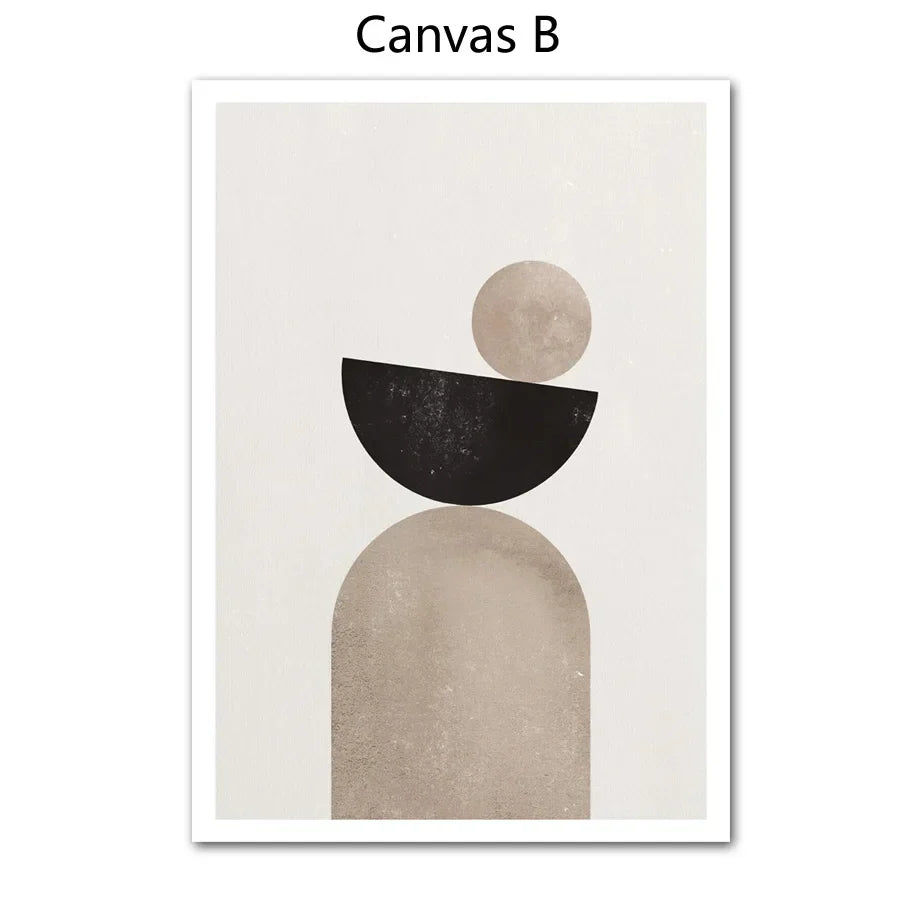 Minimalistische Nordische Geometrische Abstrakte Stillleben Wandkunst Fine Art Leinwanddrucke Neutrale Farbbilder Für Modernes Wohnzimmer Schlafzimmer Kunst Dekor