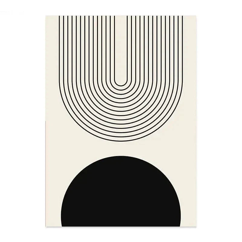Minimalistische Sonne Mond Linienkunst Wandkunst Fine Art Leinwanddrucke Neutrale Farben Galerie Wandbilder Für Modernes Wohnzimmer Skandinavische Wohnkultur