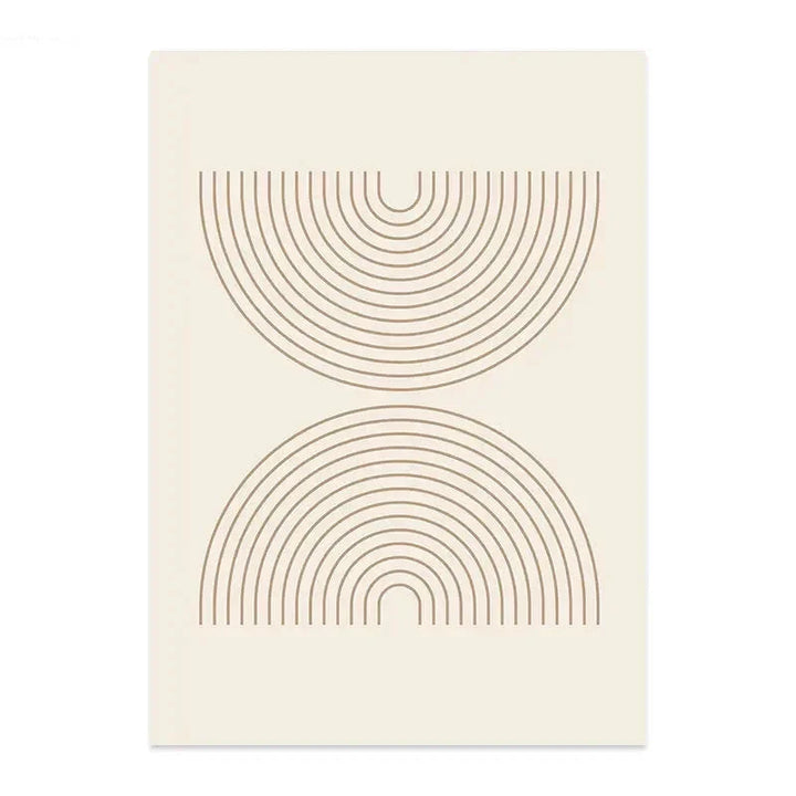 Minimalistische Sonne Mond Linienkunst Wandkunst Fine Art Leinwanddrucke Neutrale Farben Galerie Wandbilder Für Modernes Wohnzimmer Skandinavische Wohnkultur