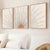 Minimalistische Sonnenaufgang Geometrische Linienkunst Wandkunst Feine Kunst Leinwanddrucke Bilder Für Modernes Apartment Wohnzimmer Schlafzimmer Home Office Kunst Dekor - Set von 3PCS