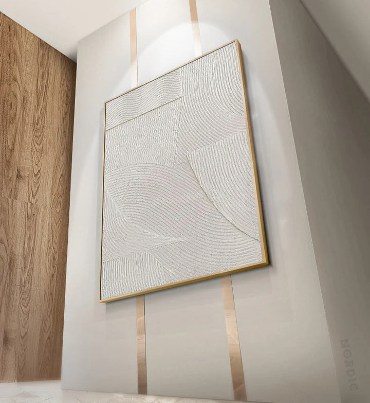 Minimalistische urbane texturale abstrakte Wandkunst Fine Art Leinwanddrucke neutrale Farben Bilder für modernes Apartment Wohnzimmer Home Office Kunst Dekor