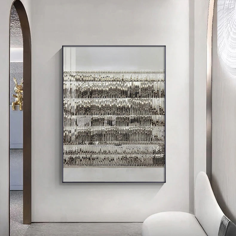 Minimalistische urbane texturale abstrakte Wandkunst Fine Art Leinwanddrucke neutrale Farben Bilder für modernes Apartment Wohnzimmer Home Office Kunst Dekor