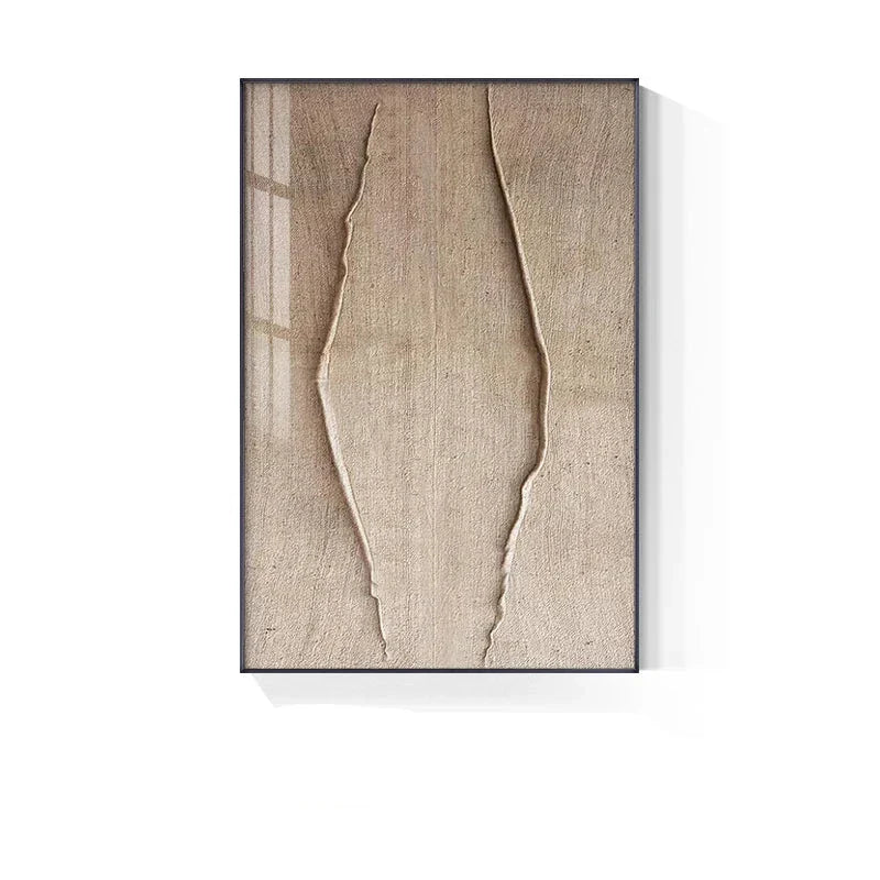 Minimalistische urbane texturale abstrakte Wandkunst Fine Art Leinwanddrucke neutrale Farben Bilder für modernes Apartment Wohnzimmer Home Office Kunst Dekor