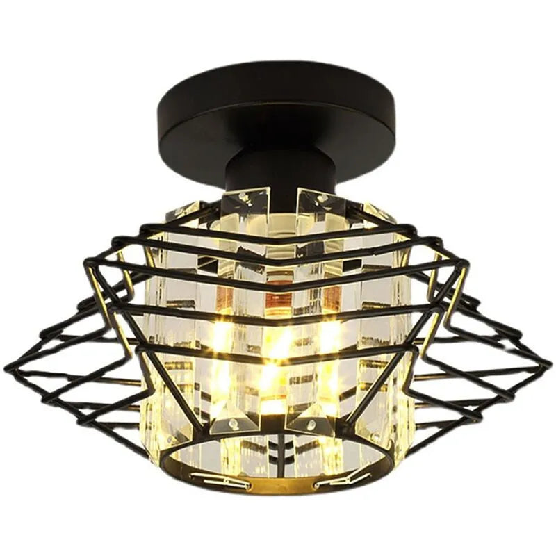 Moderne Kristall-Deckenleuchte – Elegante Nordische Deckenlampe für Wohnzimmer und Flur | Karnz
