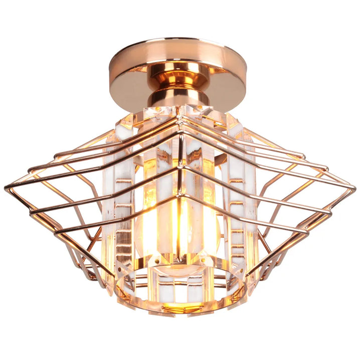 Moderne Kristall-Deckenleuchte – Elegante Nordische Deckenlampe für Wohnzimmer und Flur | Karnz