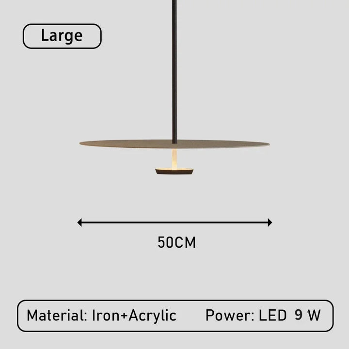 Moderne elegante Arc LED Ring Pendelleuchte - Minimalistisches Design für Wohnzimmer & Esszimmer | Karnz