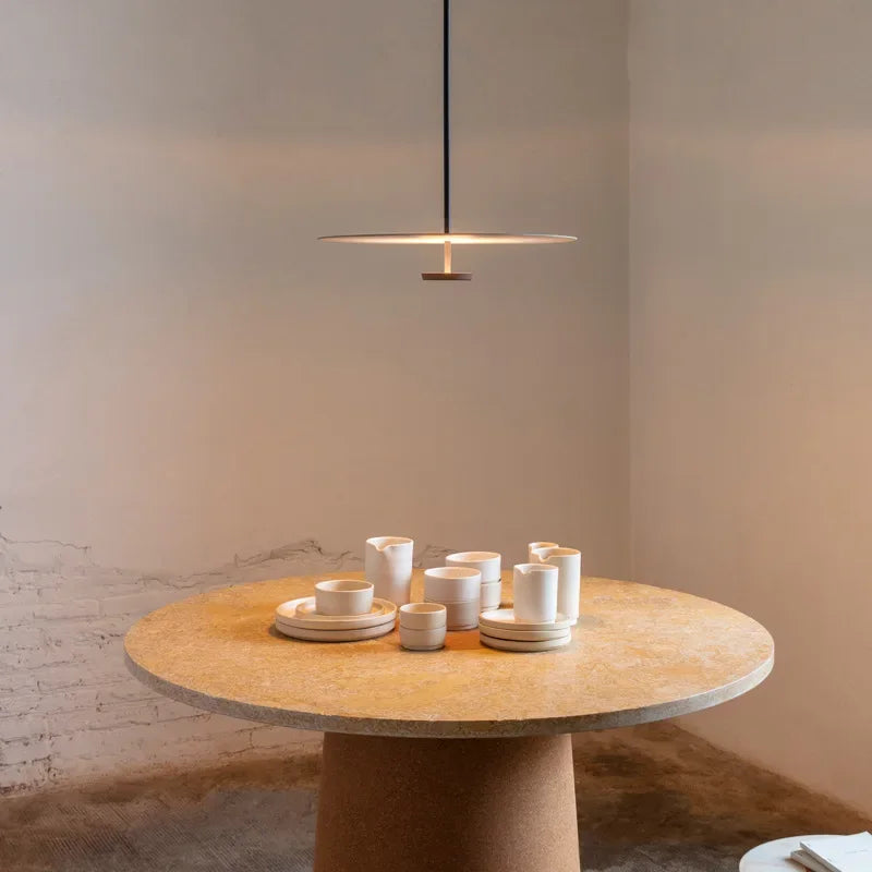 Moderne elegante LED-Ring-Pendelleuchte „ElegantArc“ – minimalistisches Design für Wohn- und Esszimmer