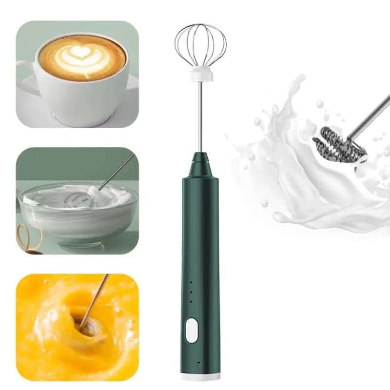 Leistungsstarker Mini-Handmixer für Küche und Kaffee