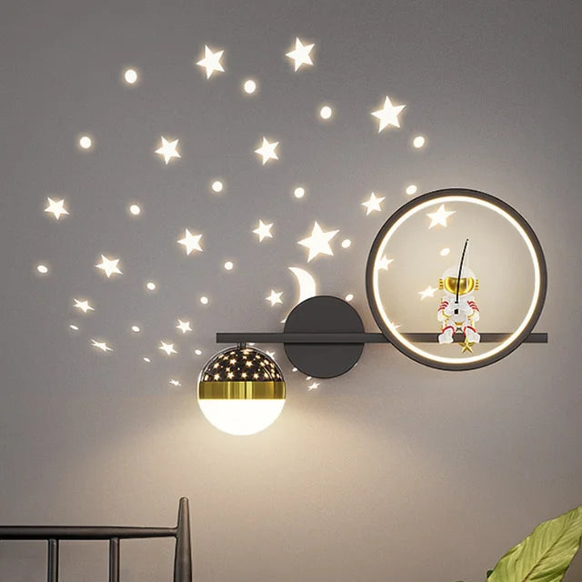 Stylische Kinder-Wandlampe | Beruhigende LED-Beleuchtung für das Kinderzimmer | Sichere & kinderfreundliche Wanddekoration | Karnz