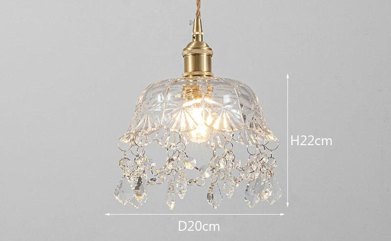 Moderne Glas Pendelleuchte – Kristallklares Design für Wohnzimmer & Esszimmer | Karnz