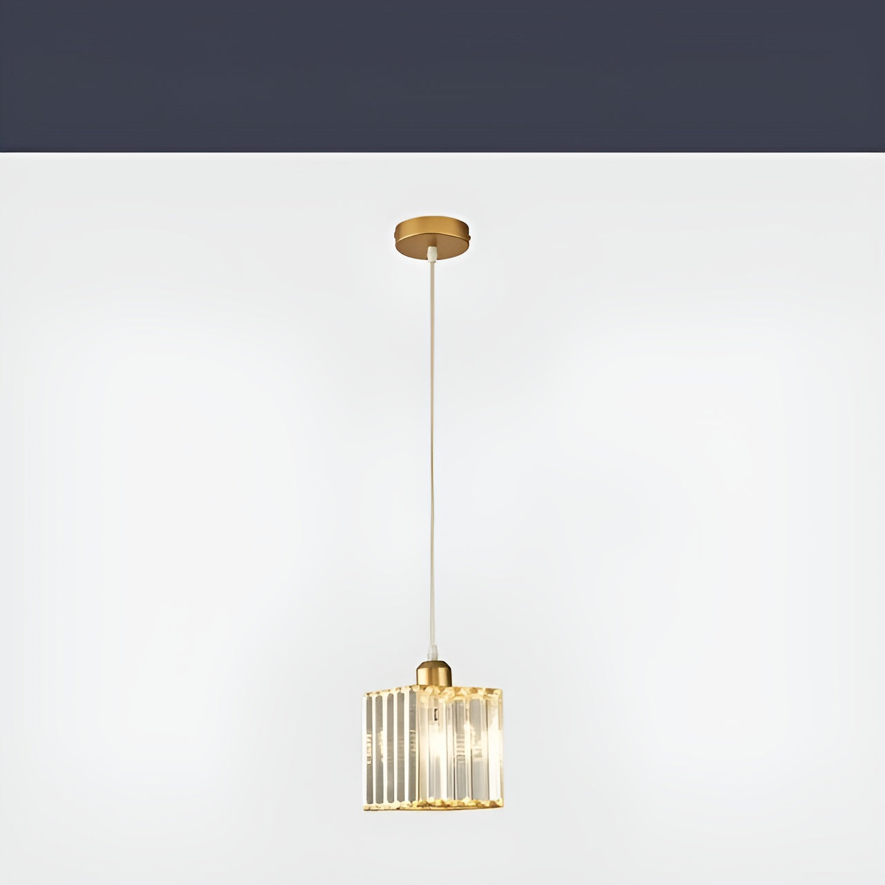 BrilliantGlow Light – Elegante Pendelleuchte aus K9-Kristall