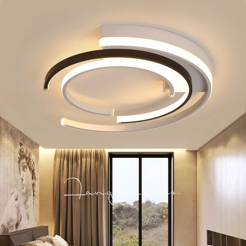 LEDFlex Deckenleuchte – Modern Rund LED Beleuchtung für Wohnzimmer und Schlafzimmer | Karnz