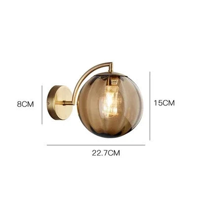 Luxus Moderne Glas Wandlampe - CrystalGlow | Karnz