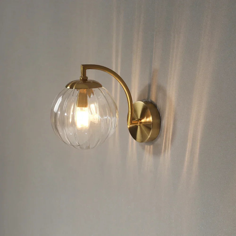 Luxus Moderne Glas Wandlampe - CrystalGlow | Karnz