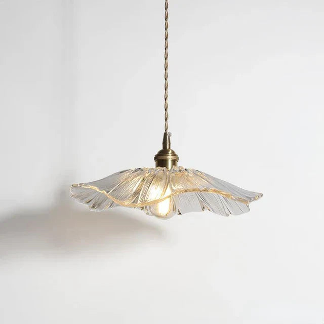 FloraGlimmer – Moderne, blütenförmige Pendelleuchte | Glasdesign | LED-Beleuchtung für Wohn- und Esszimmer
