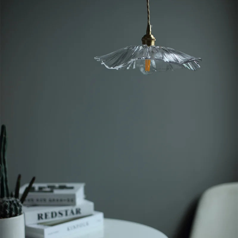 FloraGlimmer – Moderne, blütenförmige Pendelleuchte | Glasdesign | LED-Beleuchtung für Wohn- und Esszimmer