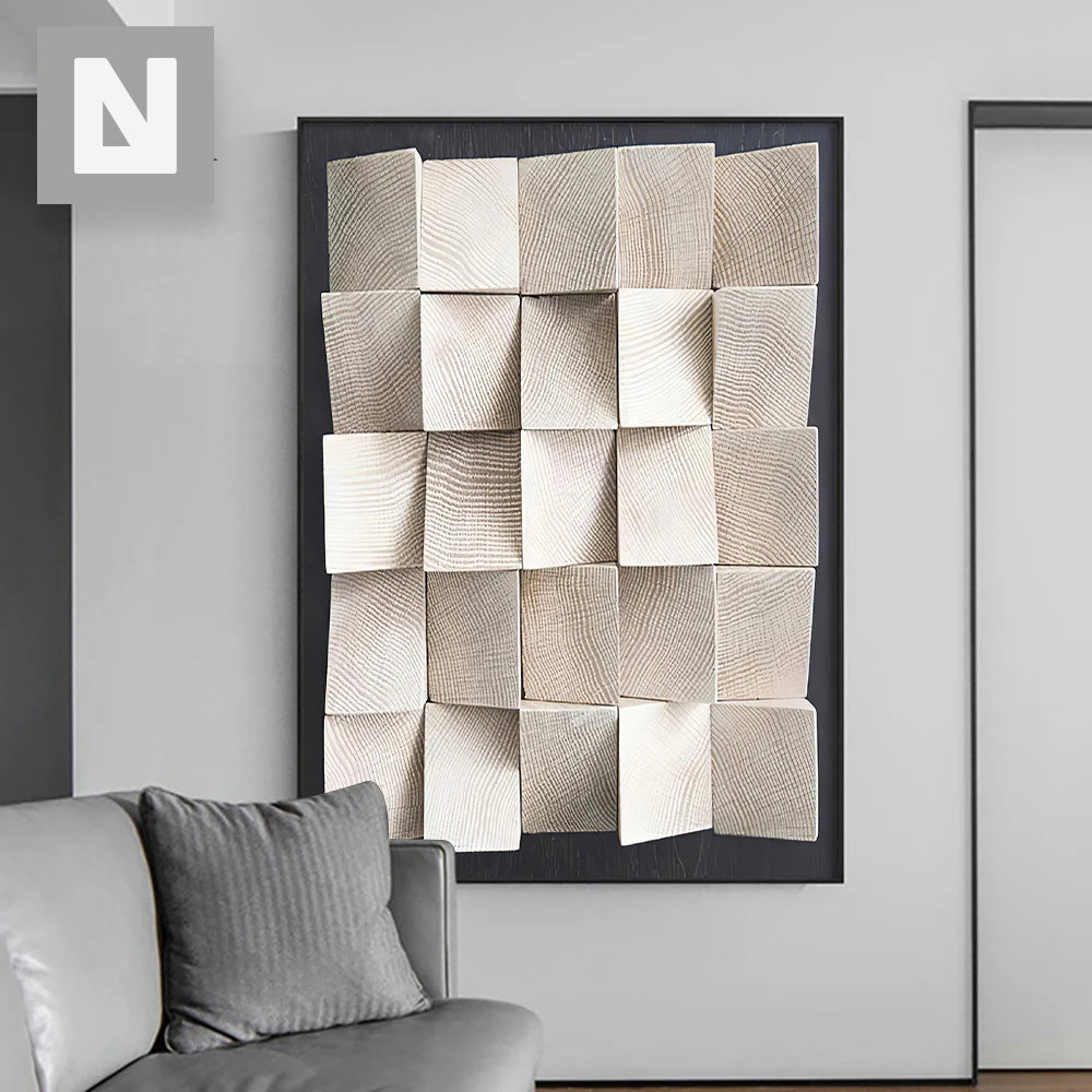 Moderne Ästhetik Abstrakte 3D-Effekt Wandkunst Feine Kunst Leinwanddrucke Bilder für Wohnzimmer Schlafzimmer Zeitgenössische Innendekoration | Karnz