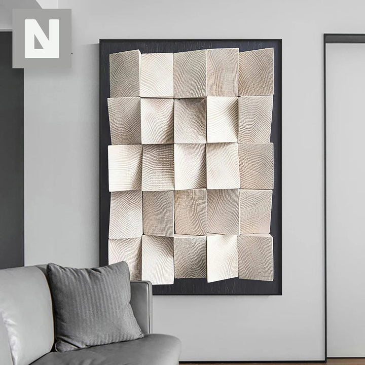 Moderne Ästhetik Abstrakte 3D-Effekt Wandkunst Feine Kunst Leinwanddrucke Bilder für Wohnzimmer Schlafzimmer Zeitgenössische Innendekoration | Karnz