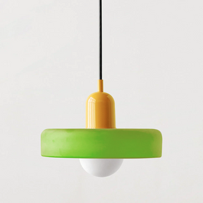 Bauhaus Bunte Glas Pendelleuchte - Moderne Designlampe für Wohnzimmer und Esszimmer | Karnz