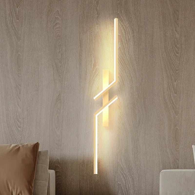 Kreative LED-Wandleuchte mit Streifendesign | Modernes Design