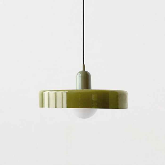 Bauhaus Bunte Glas Pendelleuchte - Moderne Designlampe für Wohnzimmer und Esszimmer | Karnz