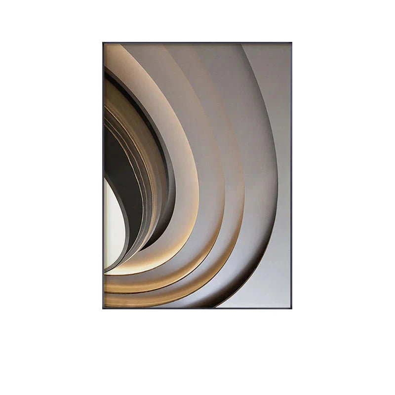 Moderne abstrakte architektonische Ästhetik Wandkunst Fine Art Leinwanddrucke Minimalistische futuristische Bilder für moderne Loftwohnung Wohnzimmer Dekoration