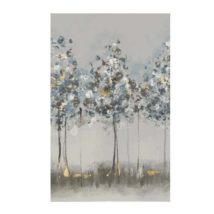 Modern Abstract Glücksbringender Goldener Geldbaum Wandkunst Feine Kunstdrucke Poster Bilder Für Wohnzimmer Esszimmer Schlafzimmer Kunst Dekor