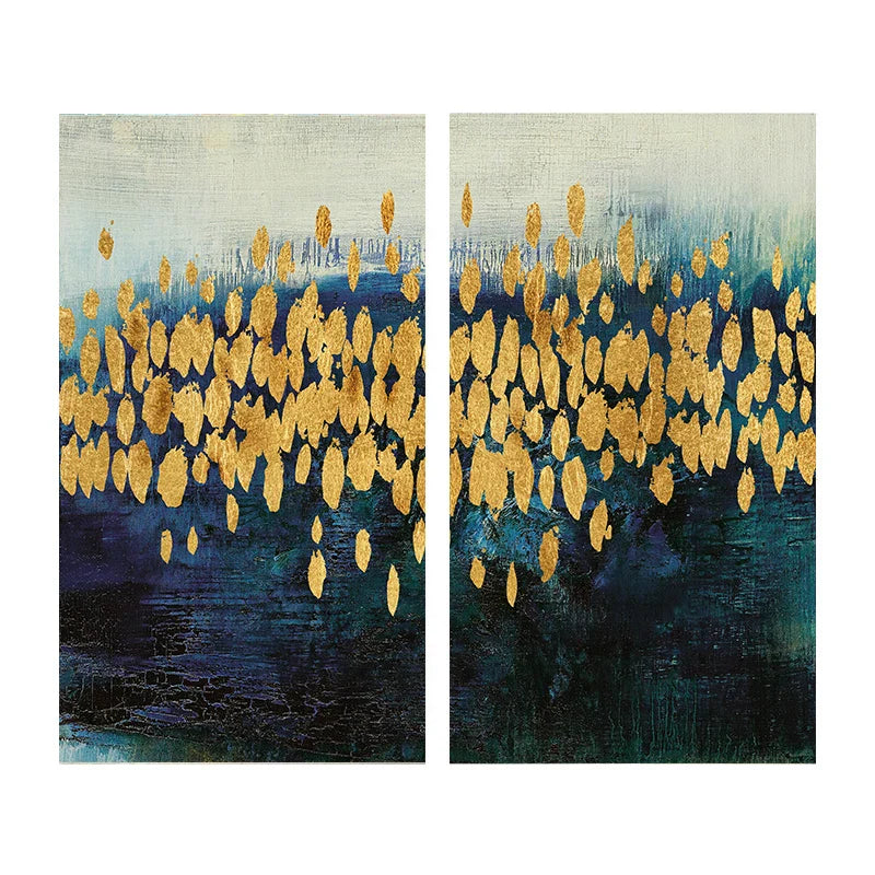 Modern Abstract Glücksbringender Goldener Geldbaum Wandkunst Feine Kunstdrucke Poster Bilder Für Wohnzimmer Esszimmer Schlafzimmer Kunst Dekor