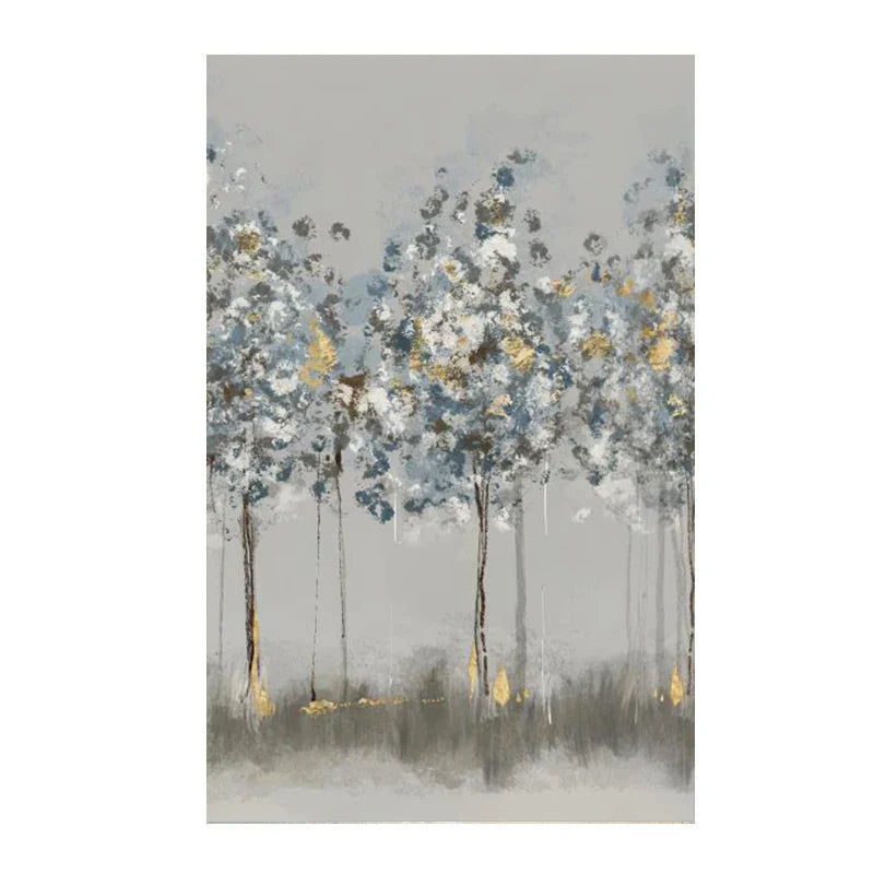 Modern Abstract Glücksbringender Goldener Geldbaum Wandkunst Feine Kunstdrucke Poster Bilder Für Wohnzimmer Esszimmer Schlafzimmer Kunst Dekor