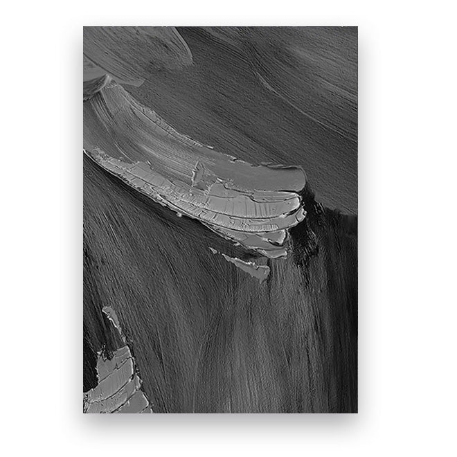 Moderne abstrakte Schwarz-Weiß-minimalistische Wandkunst fine art Leinwanddrucke texturales Design Bilder für moderne Loftwohnungen Home-Office-Dekor