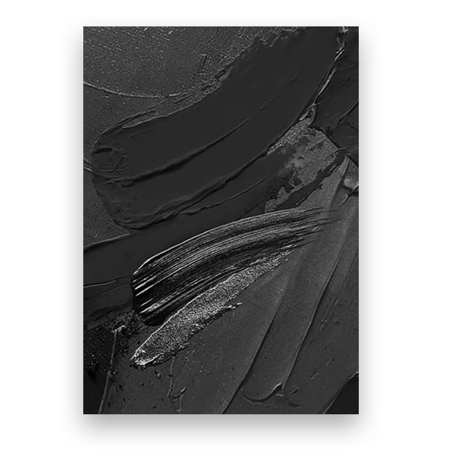 Moderne abstrakte Schwarz-Weiß-minimalistische Wandkunst fine art Leinwanddrucke texturales Design Bilder für moderne Loftwohnungen Home-Office-Dekor