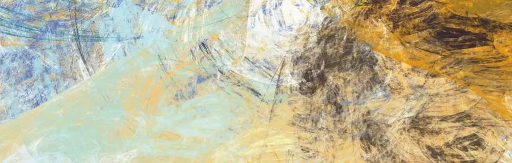 Moderne abstrakte blaue und gelbe Farbspritzer Wandkunst Fine Art Leinwanddrucke Breitformatbilder für über dem Sofa Schlafzimmerkunst für über dem Bett