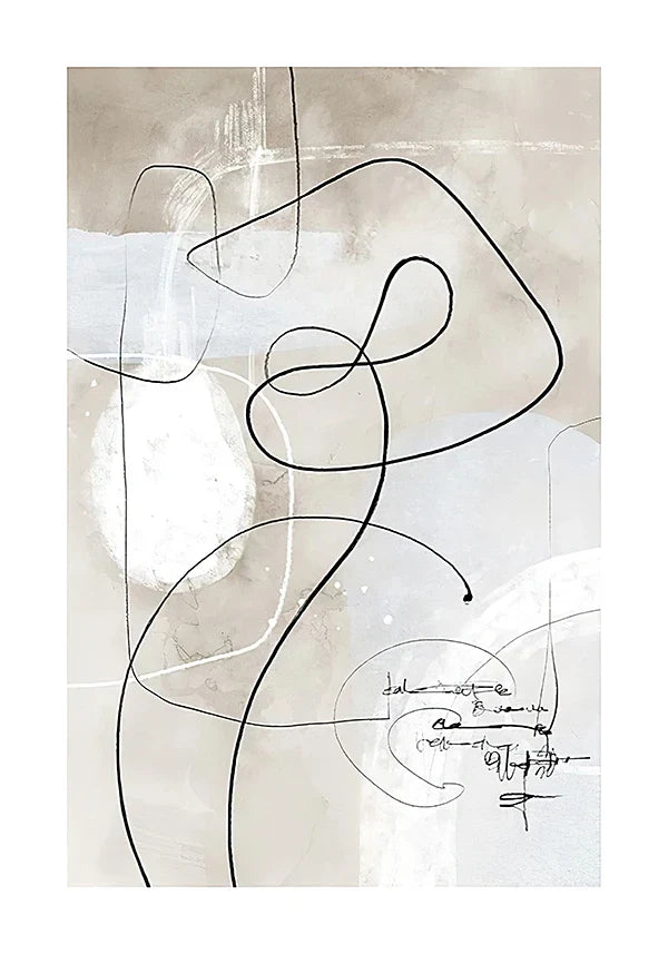 Moderne abstrakte Linienkunst Figuren Kunstgalerie Wandkunst Fine Art Leinwanddrucke Minimalistische Lifestyle-Bilder für Wohnzimmer Schlafzimmer Kunstdekoration