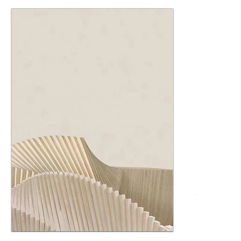 Moderne abstrakte surreale Geometrie Wandkunst feine Kunst Leinwanddrucke neutrale Töne Bilder für Wohnzimmer Esszimmer Schlafzimmer Kunst Dekor