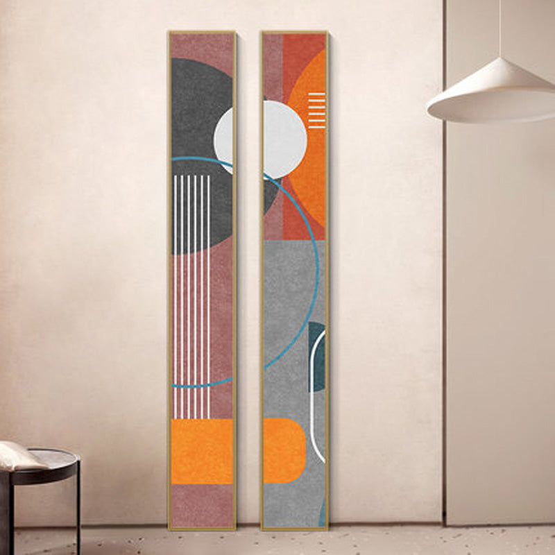 Bunte Hohe Abstrakte Schlanke Format Wandkunst Feine Kunst Leinwanddrucke Kreative Kunstwerke Für Modernes Wohnzimmer Flur Schlafzimmer Kunstdekor | Karnz