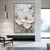 Moderne Abstrakte Weiße Florale Wandkunst Fine Art Leinwanddrucke Helle Luxus Botanische Bilder Für Wohnzimmer Eingang Flur Wand | Karnz