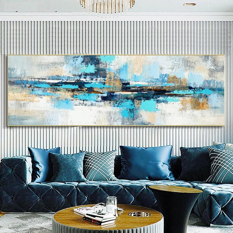Moderne abstrakte großformatige Wandkunst Fine Art Leinwanddrucke Bilder für das Wohnzimmer über der Couch Kunst für das Schlafzimmer über dem Bett | Karnz