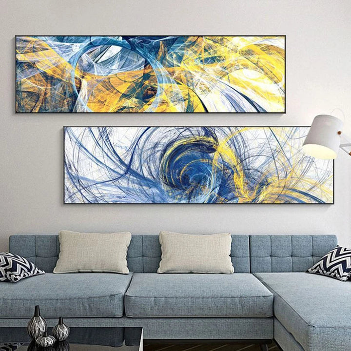 Moderne abstrakte großformatige Wandkunst Fine Art Leinwanddrucke Bilder für das Wohnzimmer über der Couch Kunst für das Schlafzimmer über dem Bett | Karnz