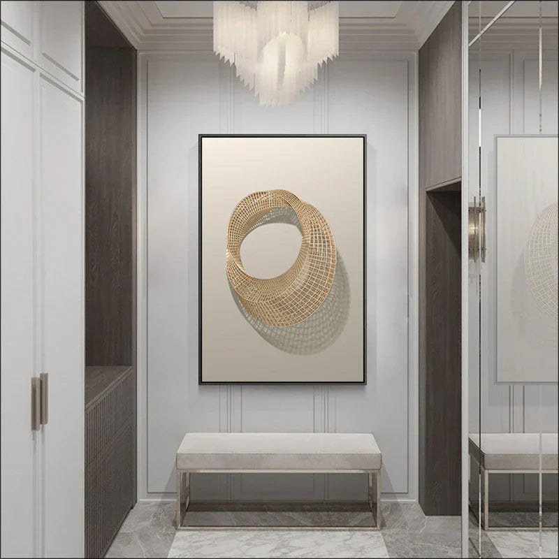 Moderne Ästhetik Abstrakte Architektonische Geometrische Wandkunst Feine Kunst Leinwanddrucke Bilder Für Moderne Loft Wohnzimmer zeitgenössische Innendesign-Trends
