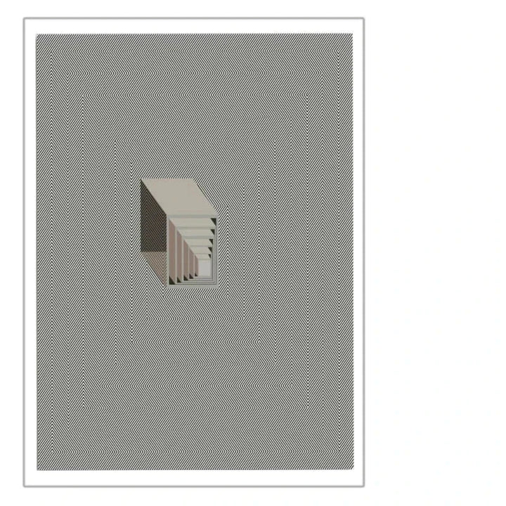 Moderne Ästhetik Abstrakte Architektonische Geometrische Wandkunst Feine Kunst Leinwanddrucke Bilder Für Moderne Loft Wohnzimmer zeitgenössische Innendesign-Trends